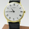 Montre mécanique PIROFA des années 1960 plaquée or, vue de face